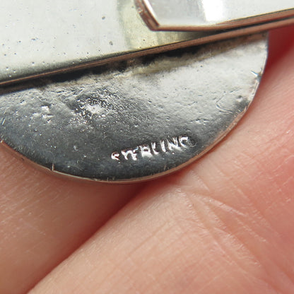 925 Sterling Silver Antique Art Deco Retro Car Tie Clip
