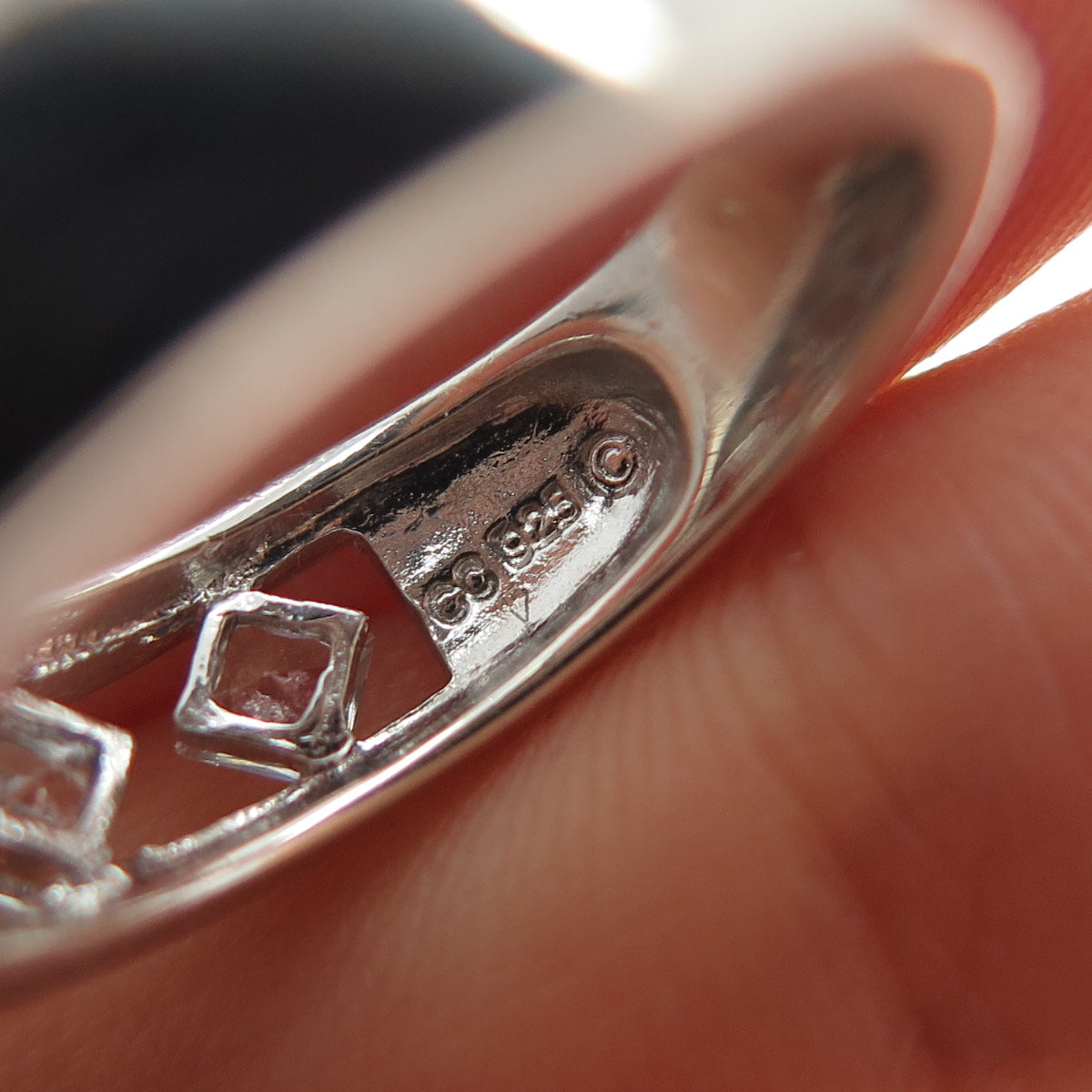 925 Sterling Silver Princess-Cut C Z Half Eternity Band Ring Size 7