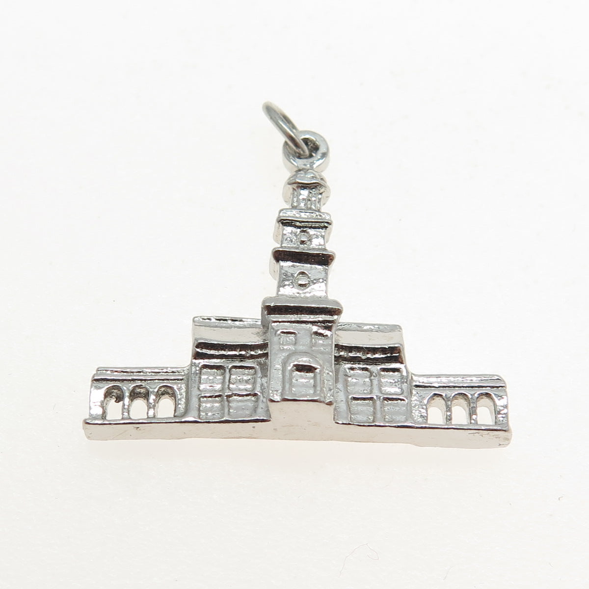 925 Sterling Silver Vintage Independence Hall Philadelphia, Pennsylvania Pendant