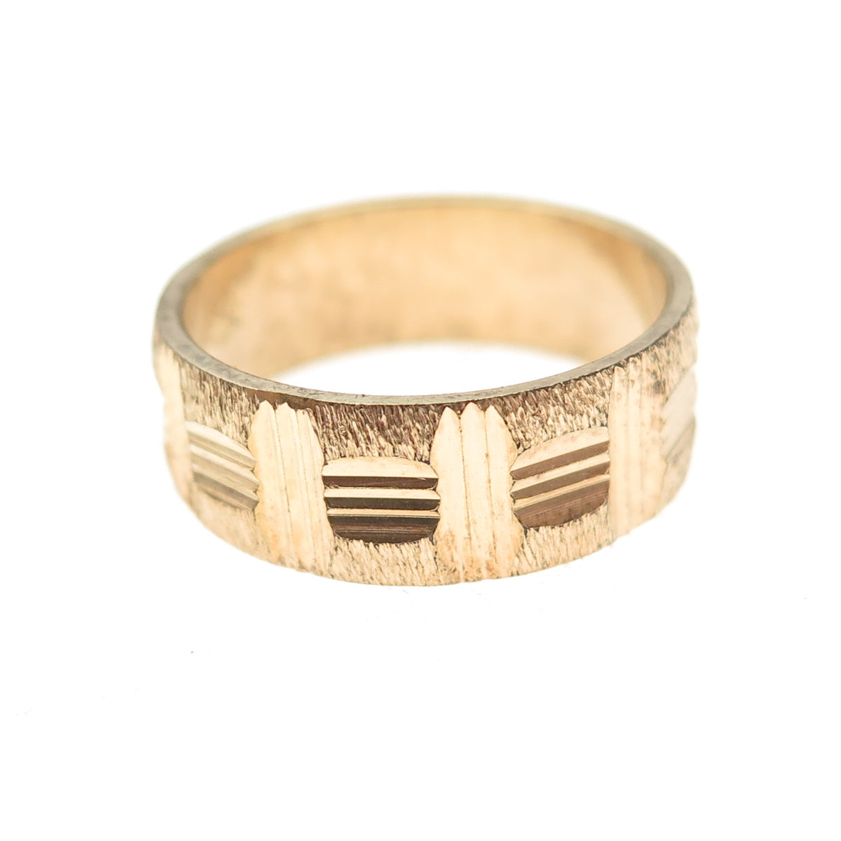 Vargas & Karatclad 18K Gold High Grade Electroplate Antique Art Deco Ring Size 6