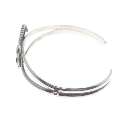 CAROL FELLEY Sterling Silver Vintage 1991 Wild Horse Adjustable Bracelet 6.5"