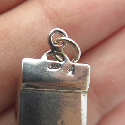 925 Sterling Silver Vintage Dresser / Commode / Drawer Charm Pendant