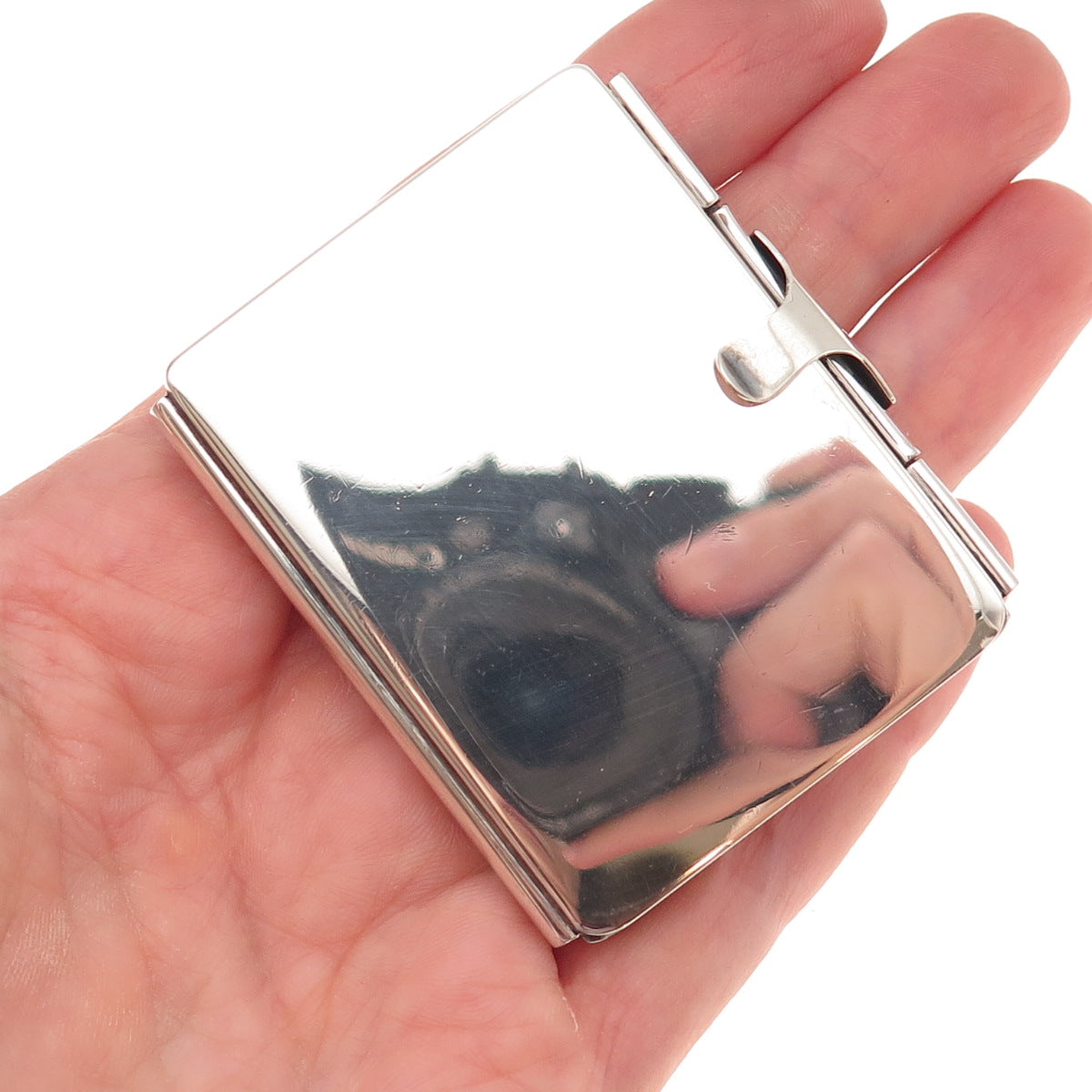Tiffany & Co. 925 Sterling Silver Antique Art Deco Triple Folding Picture Case