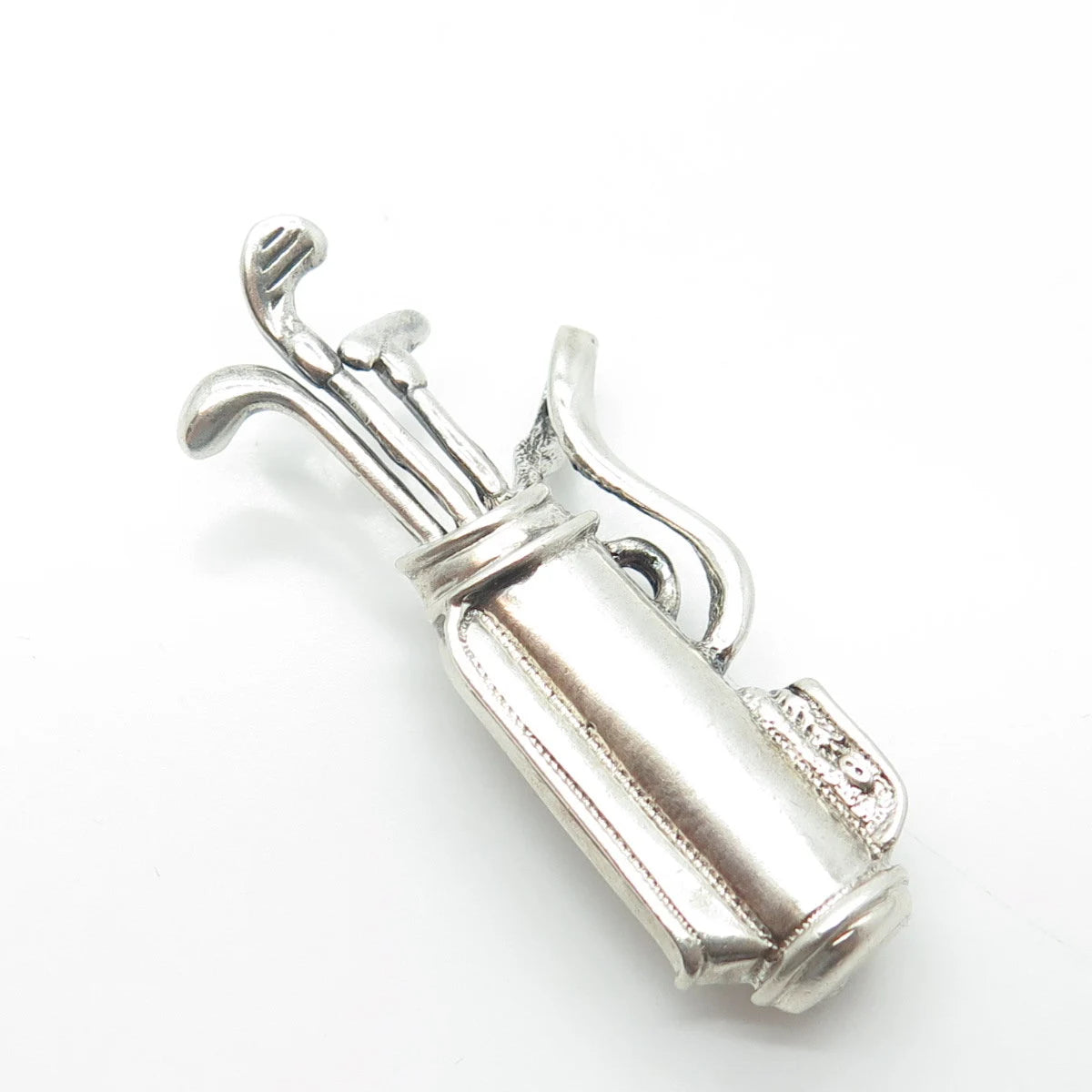 925 Sterling Silver Vintage Mexico Golf Club Pin Brooch