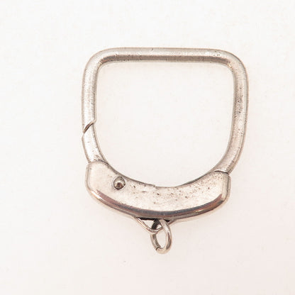 925 Sterling Silver Vintage Lobster Lock Key Ring Holder