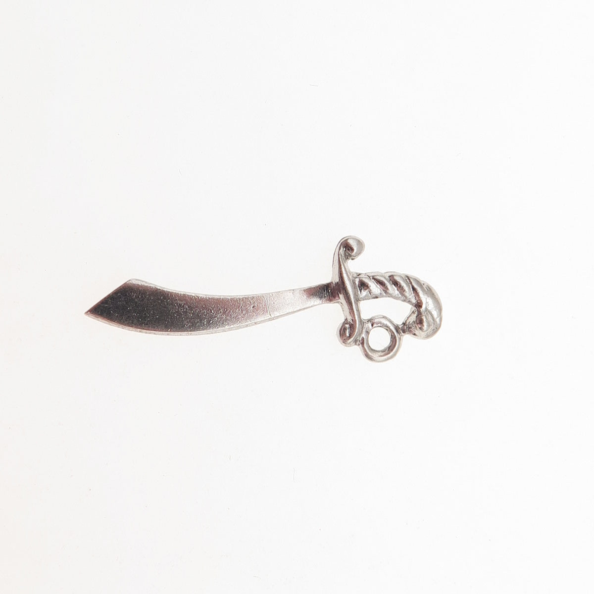 925 Sterling Silver Vintage Sword Charm Pendant