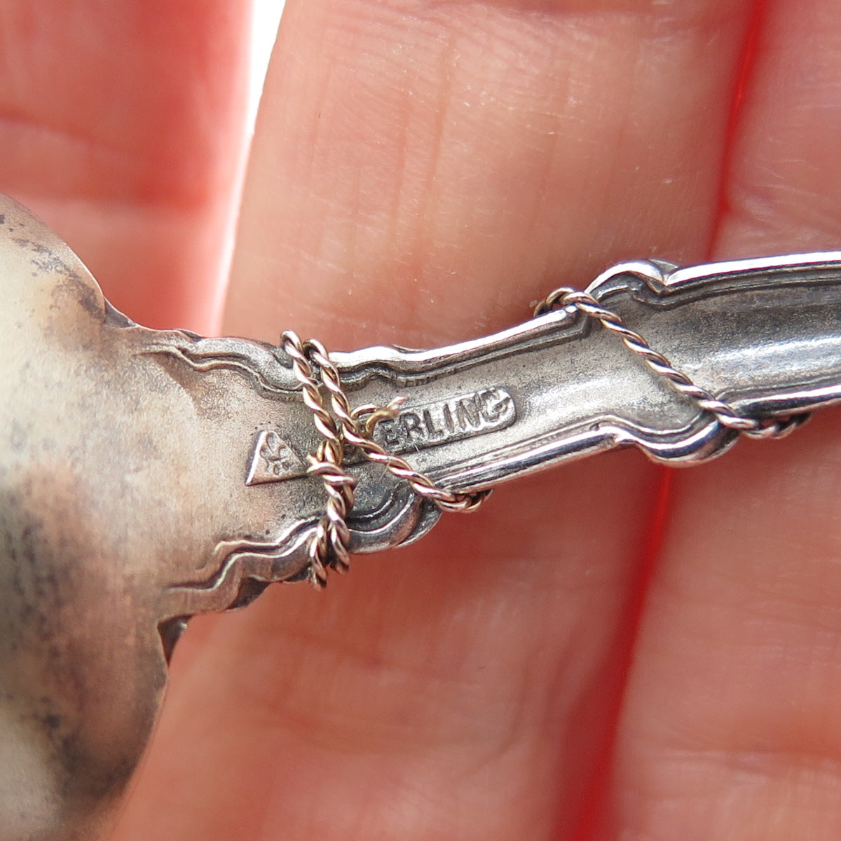 JOSEPH MAYER Sterling Vintage Mt. Rainier Seattle States & Cities Coffee Spoon