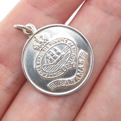 PAYTON PEPPER & SONS LTD Sterling Silver Vintage 1966 Birmingham Bahamas Pendant