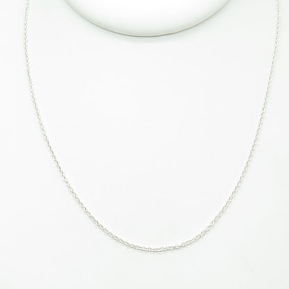 925 Sterling Silver Cable Chain Necklace 16"