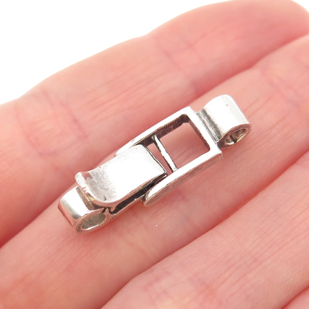 925 Sterling Silver Vintage Mexico Bracelet / Necklace Lock Clasp