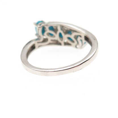 Chuck Clemency 925 Sterling Silver Real Sleeping Beauty Turquoise Ring Size 8