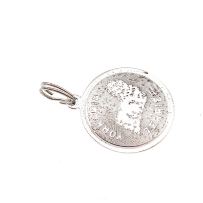 Town & Country 925 Sterling Silver Vintage Yorkshire Terrier Mini Charm Pendant