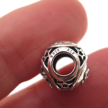 Pandora 925 Sterling Silver Cancer Zodiac Sign Slide Bead Charm