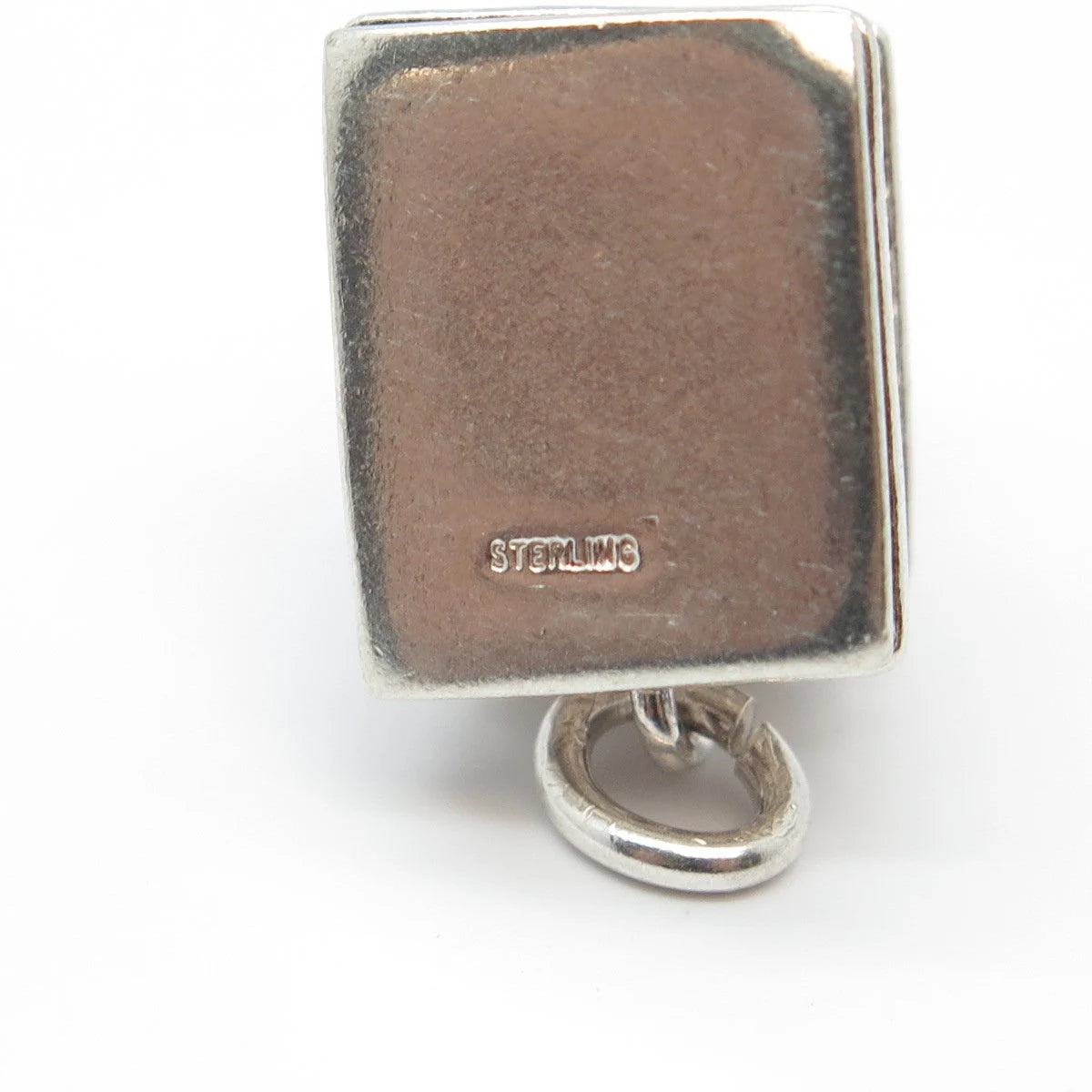 925 Sterling Silver Vintage US Federal Building Charm Pendant