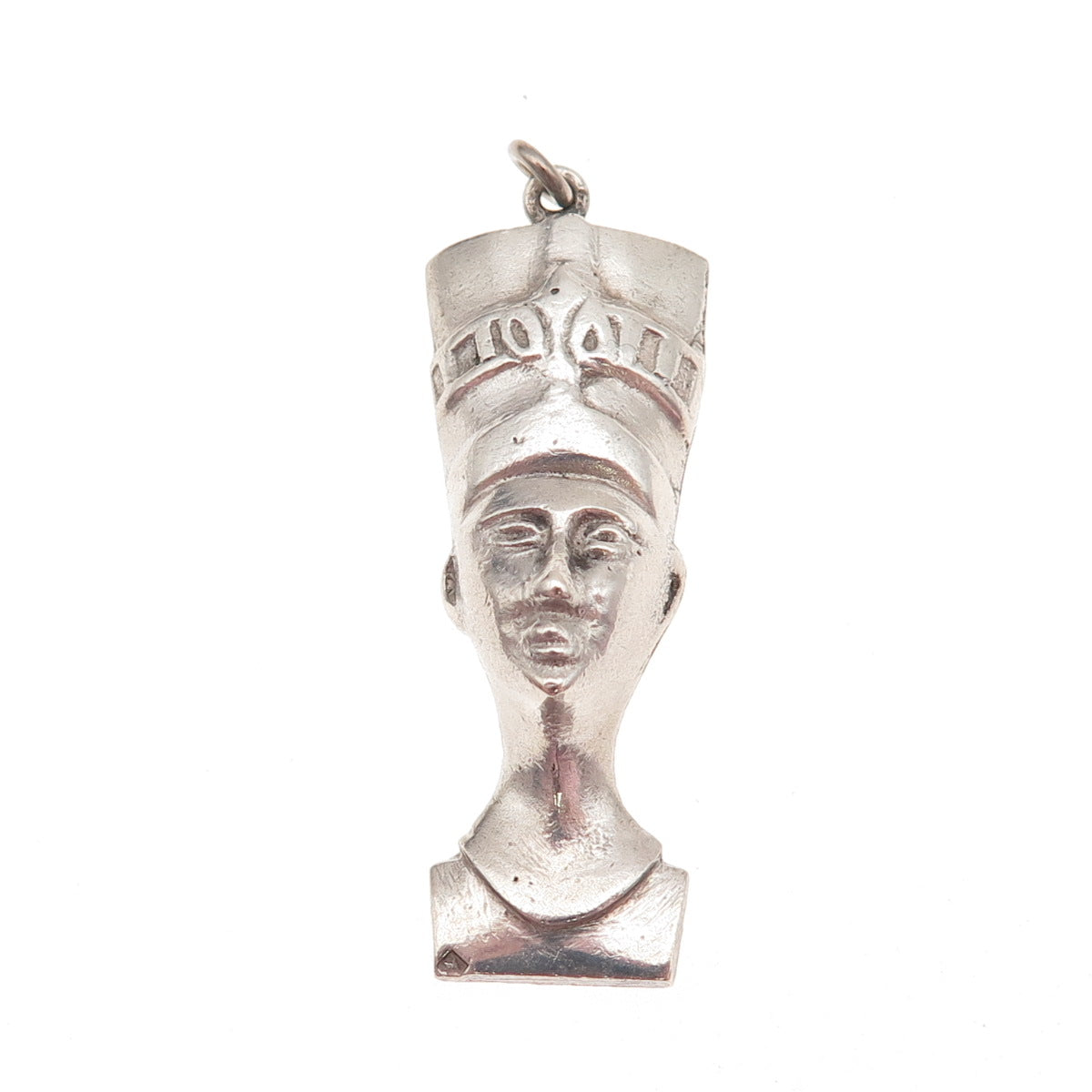 800 Silver Vintage Egyptian Nefertiti UAR Charm Pendant