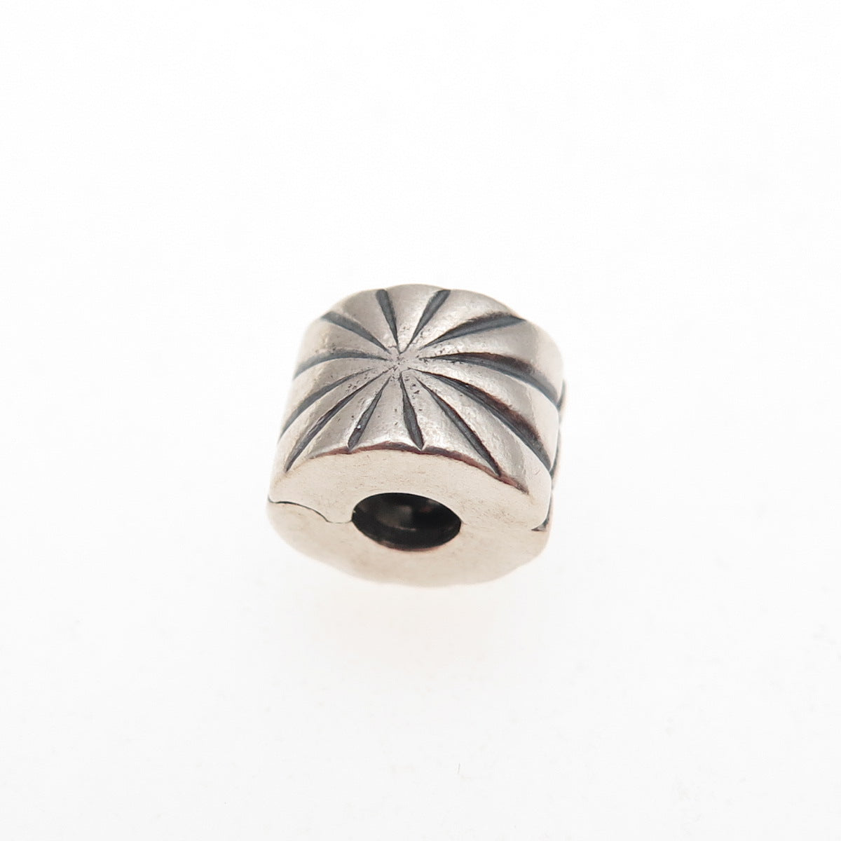 Pandora 925 Sterling Silver Sunburst Clip Charm