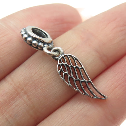 PANDORA 925 Sterling Silver Angel Wing Dangle Charm