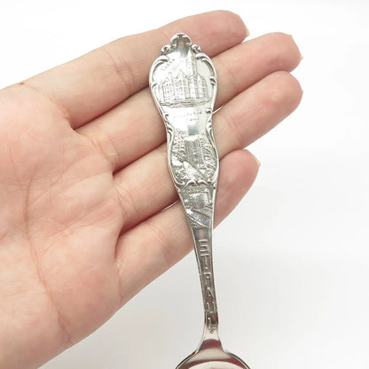 925 Sterling Silver Antique Art Deco Caron Bros St. Paul States & Cities Spoon