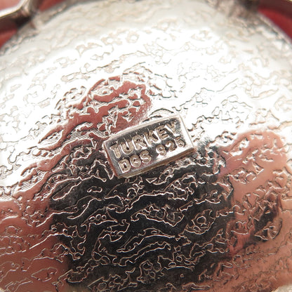 925 Sterling Silver Flower Filigree Charm Pendant