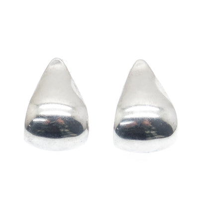 CIANI 925 Sterling Silver Vintage Modernist Wavy Earrings