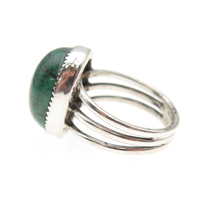 Old Pawn Sterling Silver Vintage Southwestern Royston Turquoise Ring Size 5.5