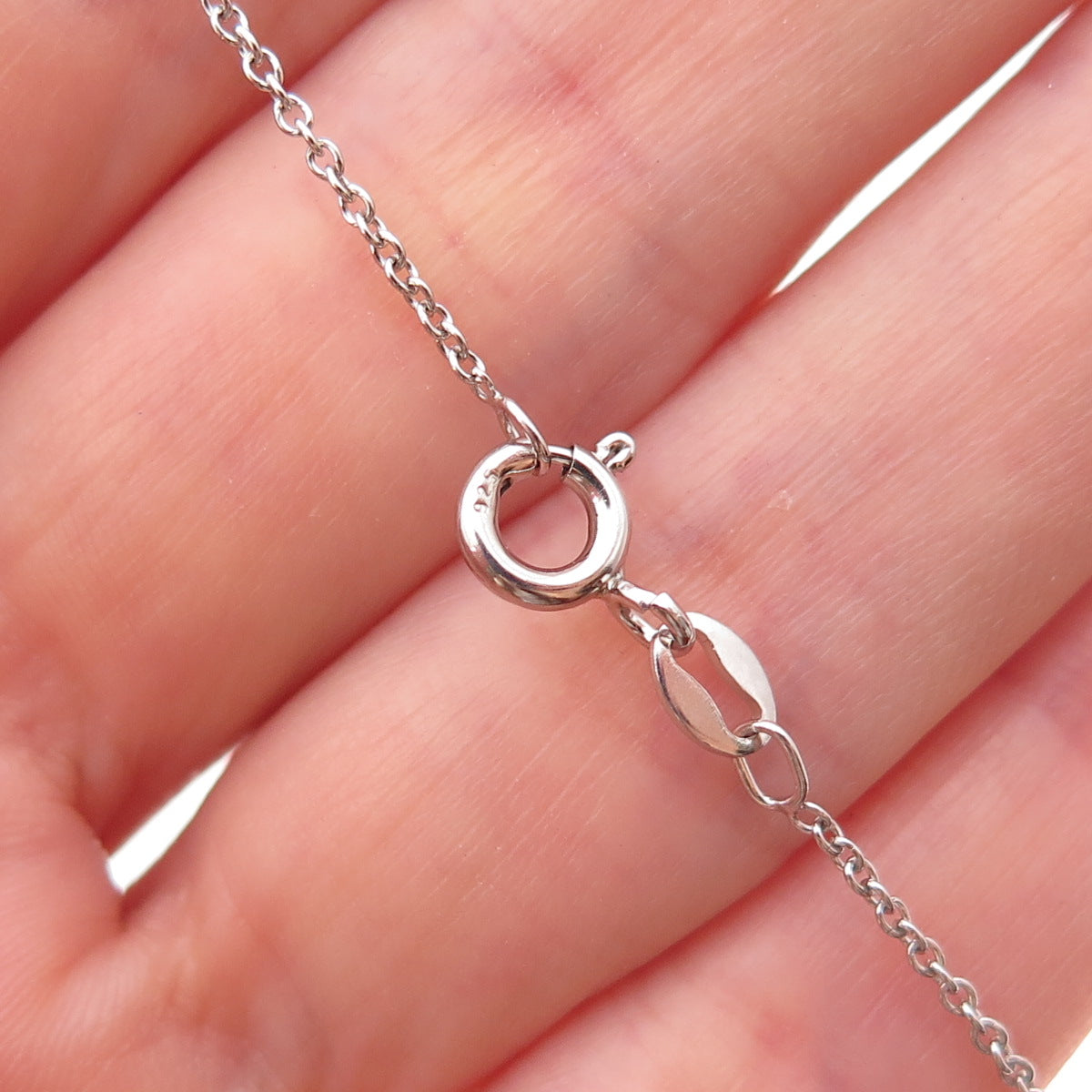 925 Sterling Silver Real Sapphire & Tanzanite Butterfly Cable Chain Necklace 18"