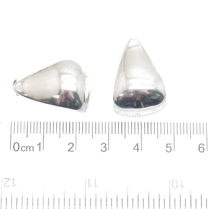 CIANI 925 Sterling Silver Vintage Modernist Wavy Earrings