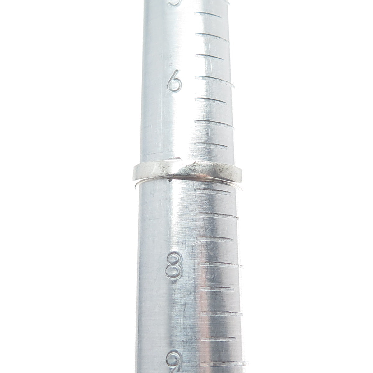 800 Silver Vintage Real Smoky Quartz Fence Statement Ring Size 5.5