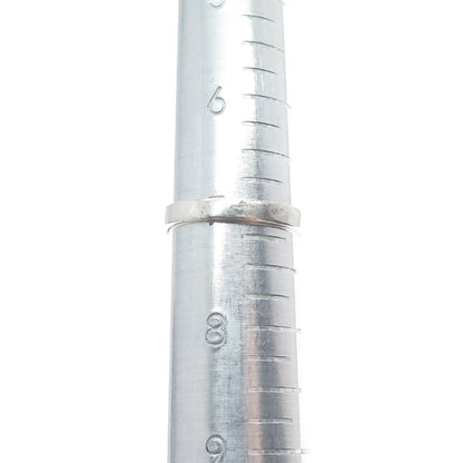 800 Silver Vintage Real Smoky Quartz Fence Statement Ring Size 5.5