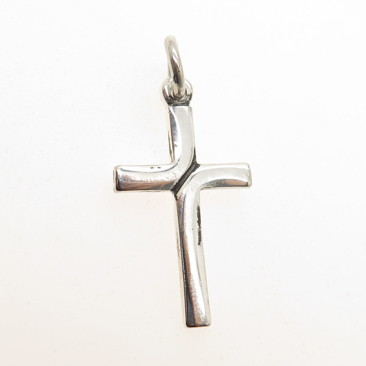 925 Sterling Silver Vintage Cross Minimalist Charm Pendant