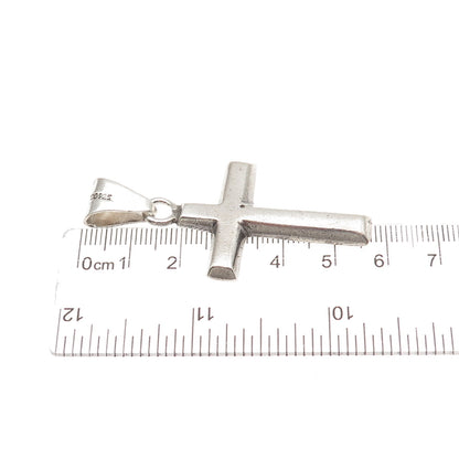 925 Sterling Silver Vintage Mexico Cross Charm Pendant