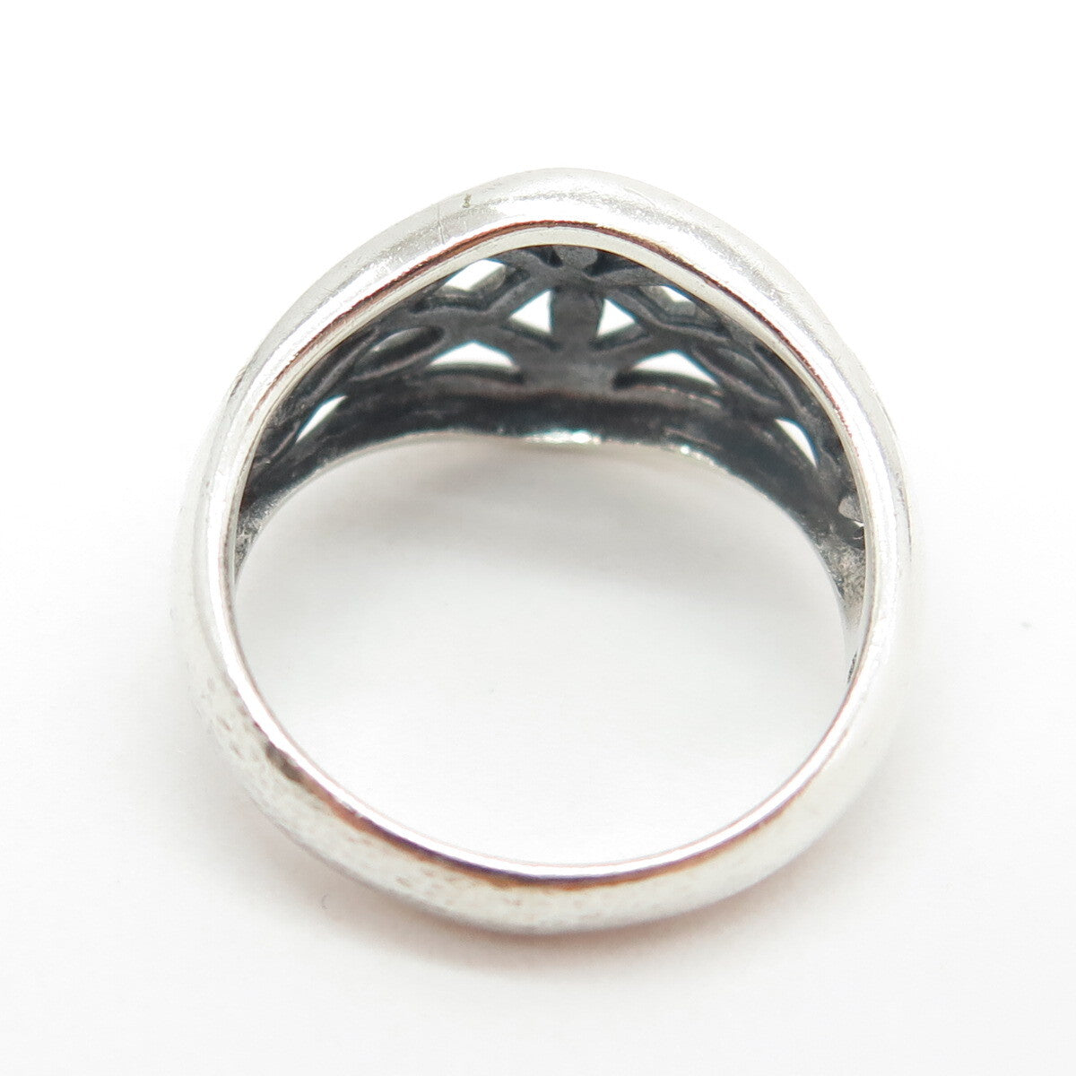 925 Sterling Silver Vintage Celtic Knot Ring Size 5.75