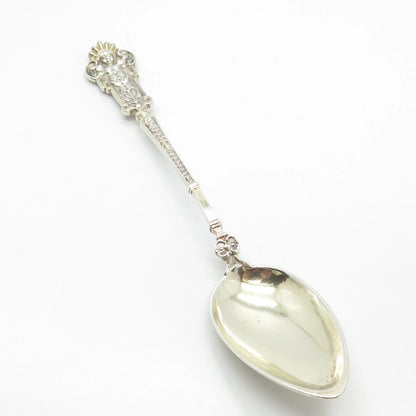 800 Silver Antique Demitasse Tribal God Spoon
