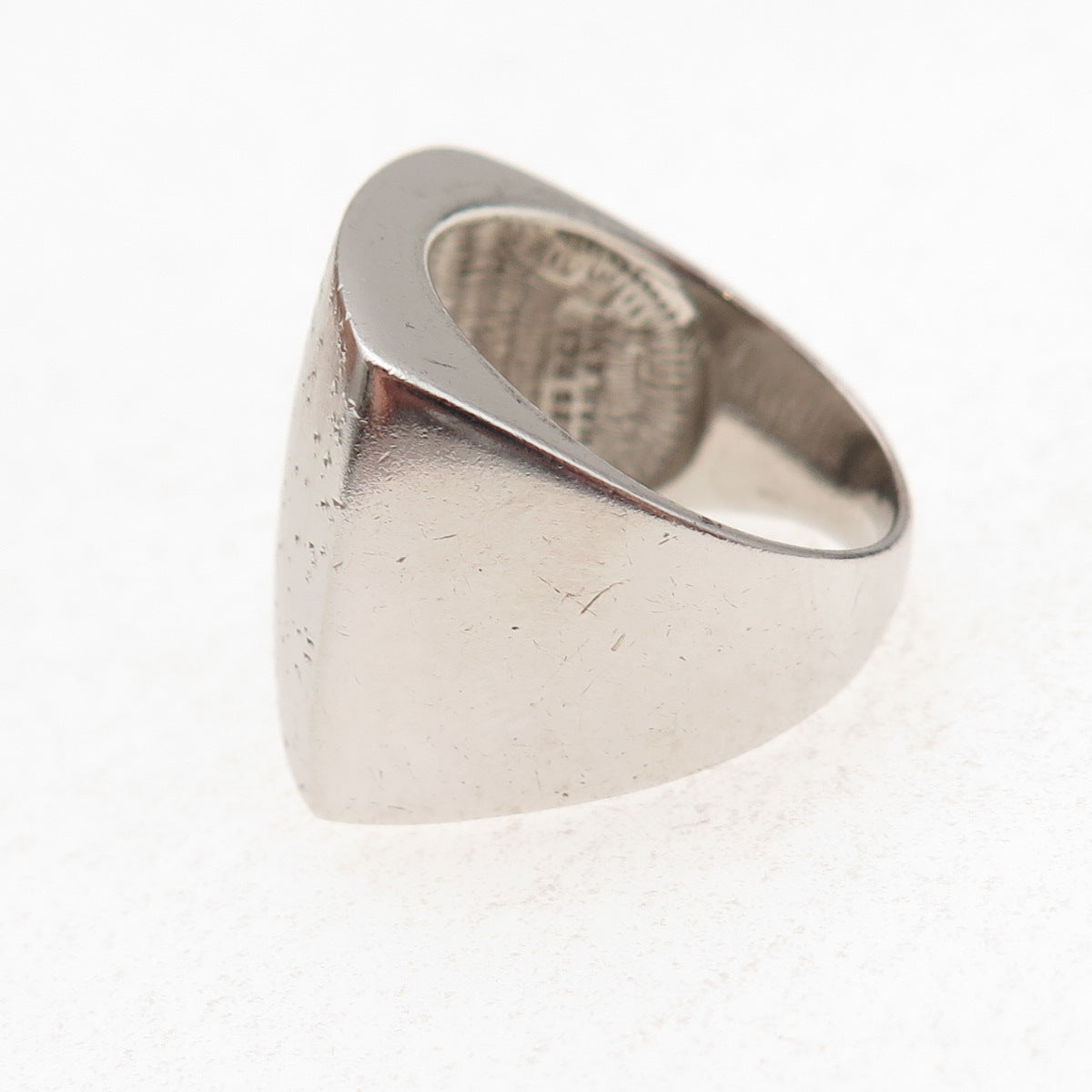 925 Sterling Silver Modernist Dotted Ring Size 7.25