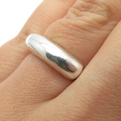 MEJURI 925 Sterling Silver 2-Tone Modernist Ring Size 6.25