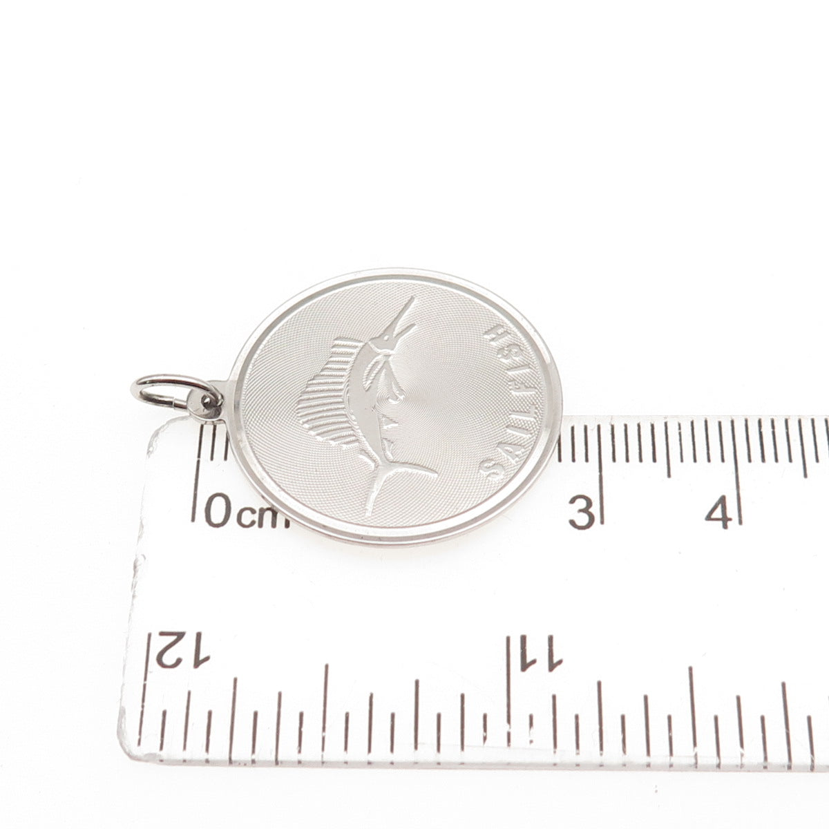 JAY POSON 925 Sterling Silver Vintage Sailfish Charm Pendant