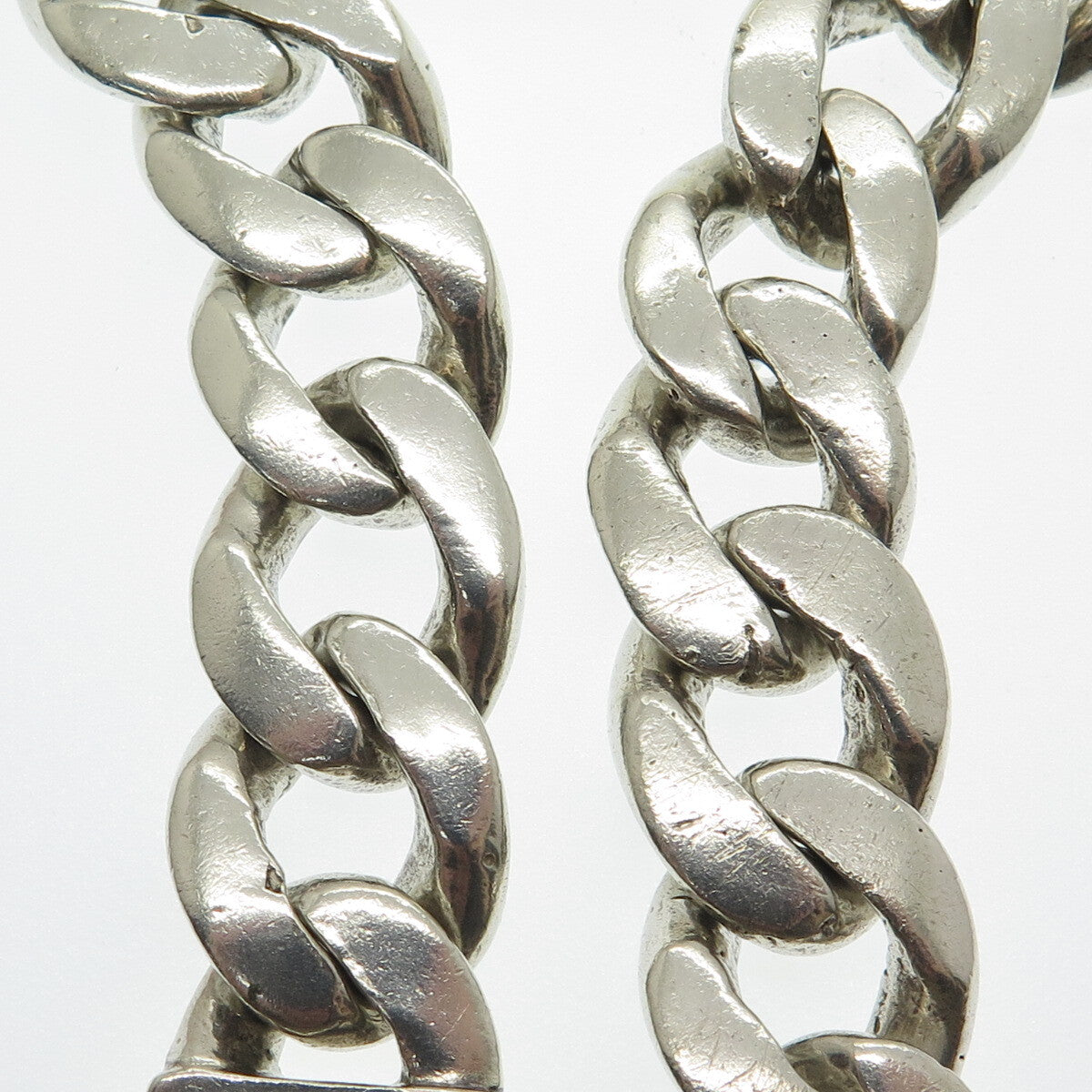 925 Sterling Silver Vintage "Bryan" Name Solid 93.7g ID Cuban Link Bracelet 8"