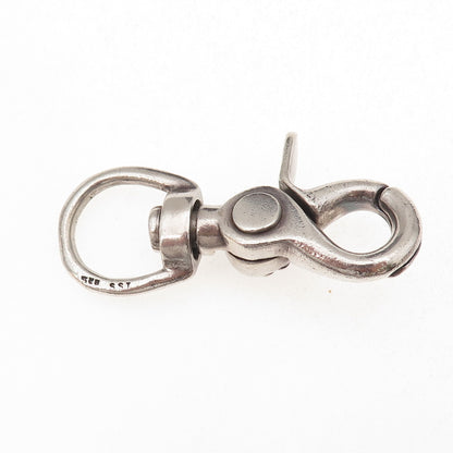 925 Sterling Silver Vintage Large 38.4g Bracelet / Necklace Lobster Lock Clasp