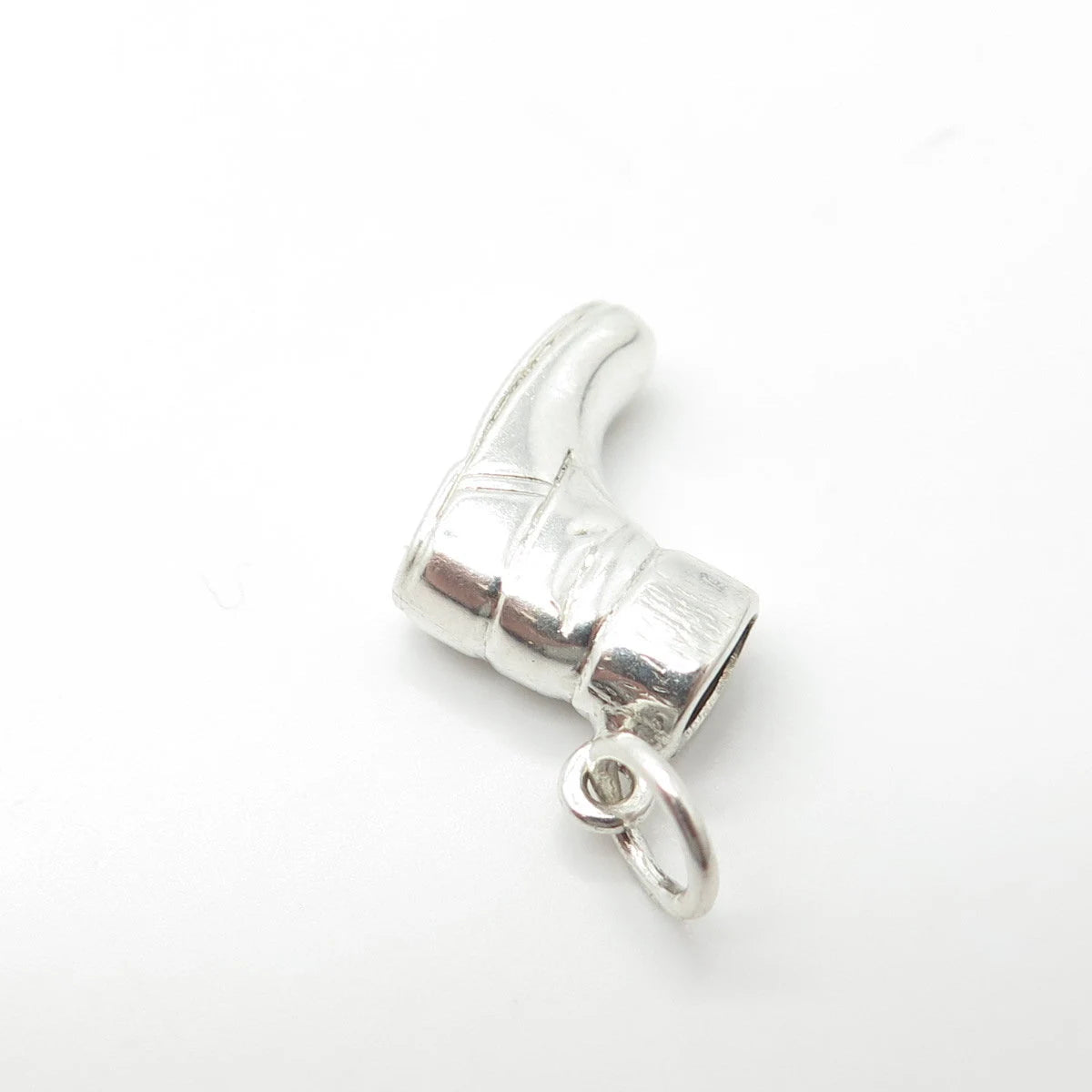 925 Sterling Silver Vintage Boot Charm Pendant