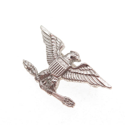 Amico 925 Sterling Silver Antique WWII US Army Air Force Colonel Pin Brooch