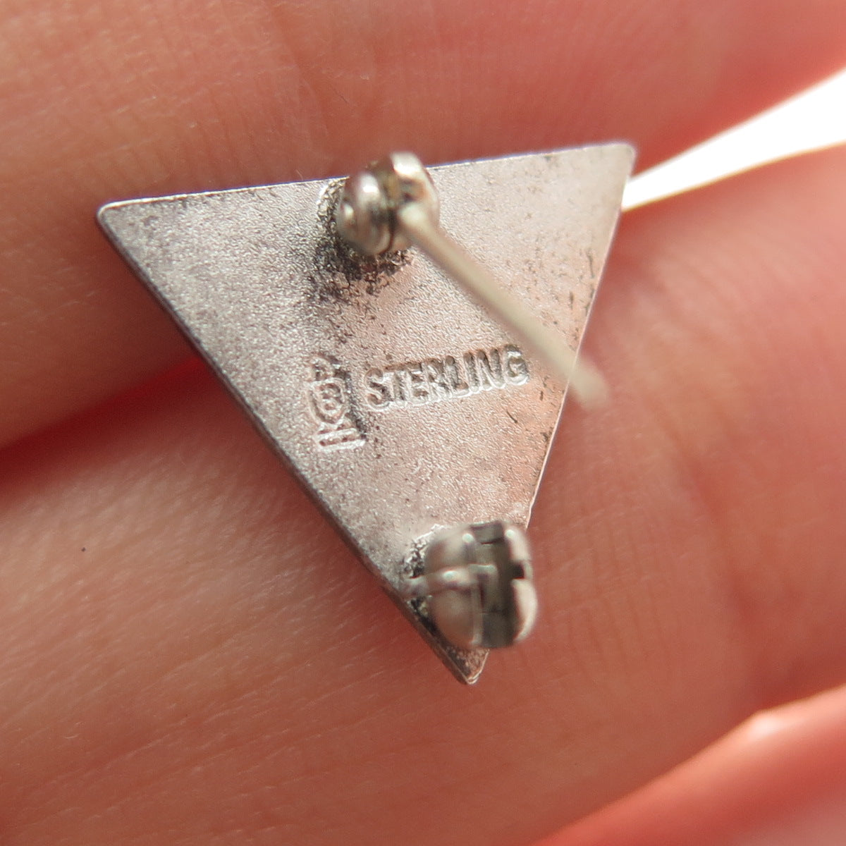 925 Sterling Silver Vintage Enamel Student National Education Association Pin