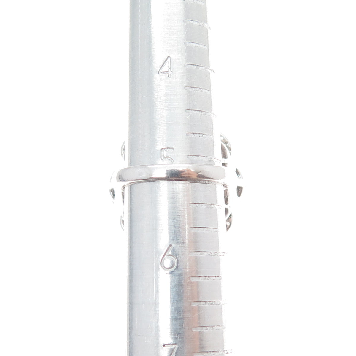 925 Sterling Silver Real Oval-Cut Ruby & Round-Cut White Topaz Ring Size 5.25