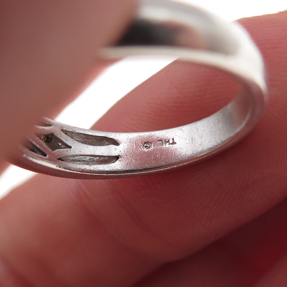 925 Sterling Silver Round-Cut C Z Half Eternity Band Ring Size 7