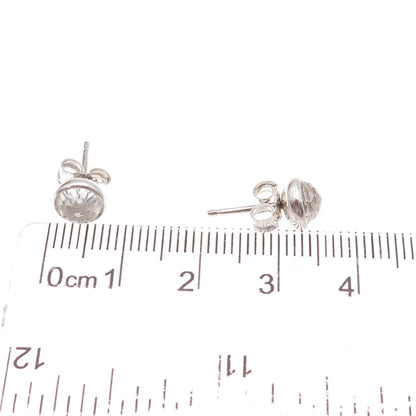 Pandora 925 Sterling Silver C Z Dazzling Poetic Droplets Stud Earrings