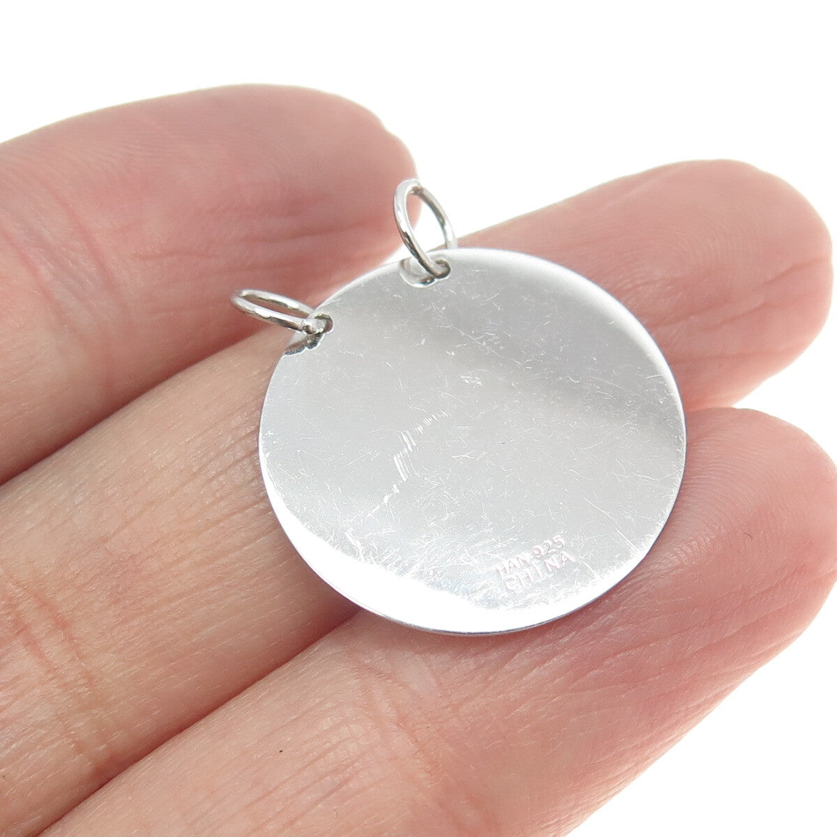 HAN 925 Sterling Silver "Live the Life You Love" Pendant