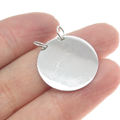 HAN 925 Sterling Silver "Live the Life You Love" Pendant