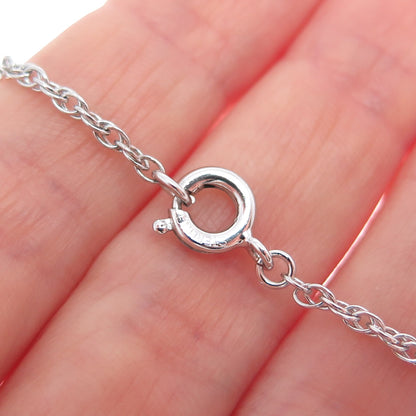 ESPO JOSEPH ESPOSITO Sterling Silver Antique Real Pearl Rhinestone Necklace 16"