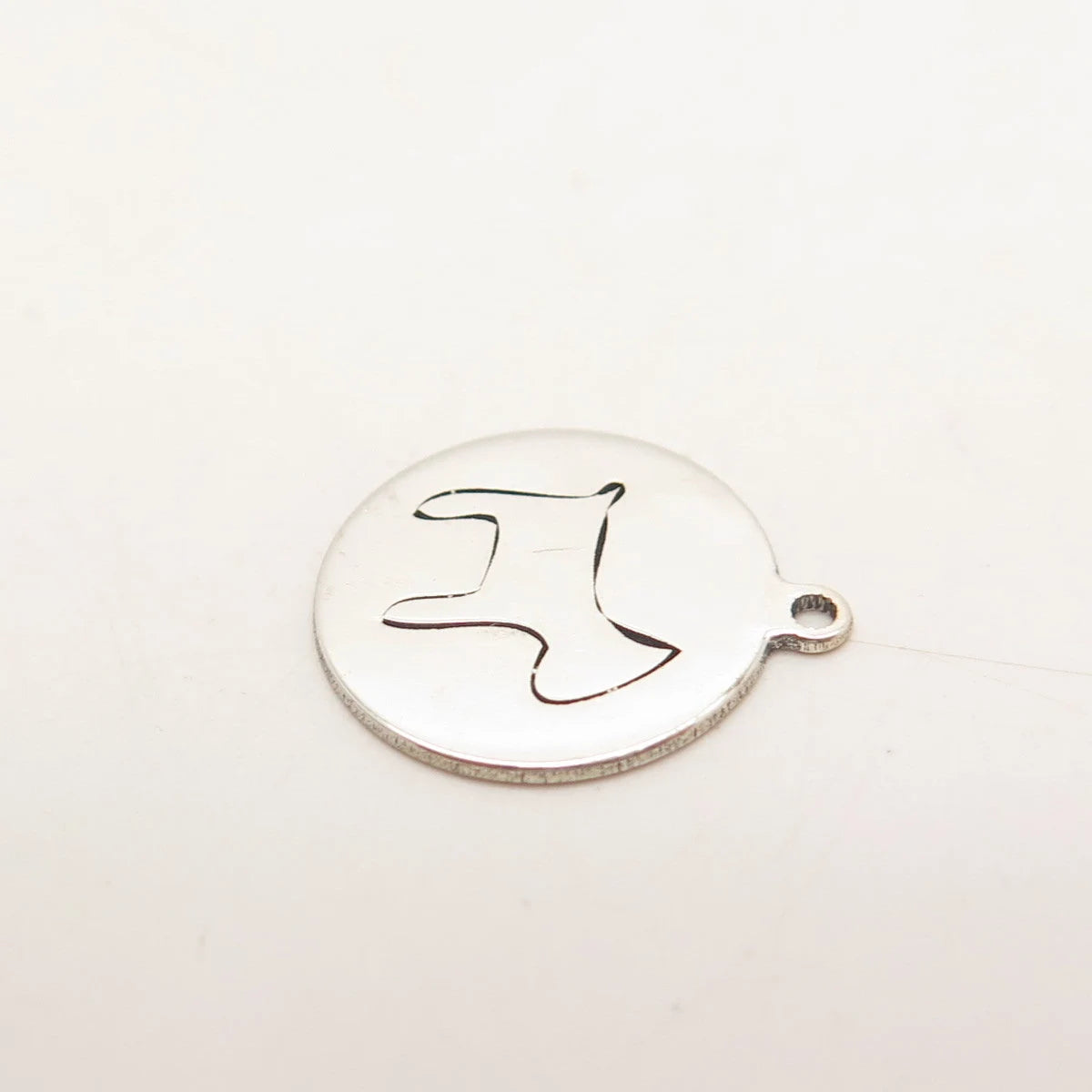 925 Sterling Silver USA Two In Town Dog Charm Pendant