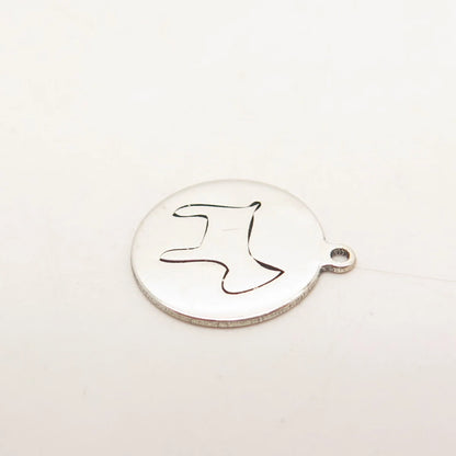 925 Sterling Silver USA Two In Town Dog Charm Pendant