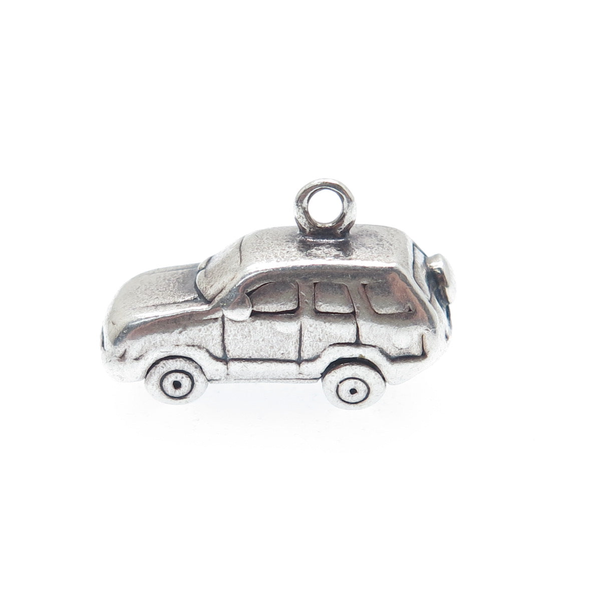 SHUBE 925 Sterling Silver Vintage SUV Car Mini Charm Pendant